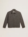 Men's wool blend coach jacket| Golden Goose