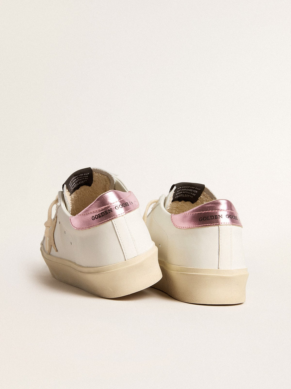 Women's Hi Star LTD with pearl suede star and metallic leather heel tab| Golden Goose