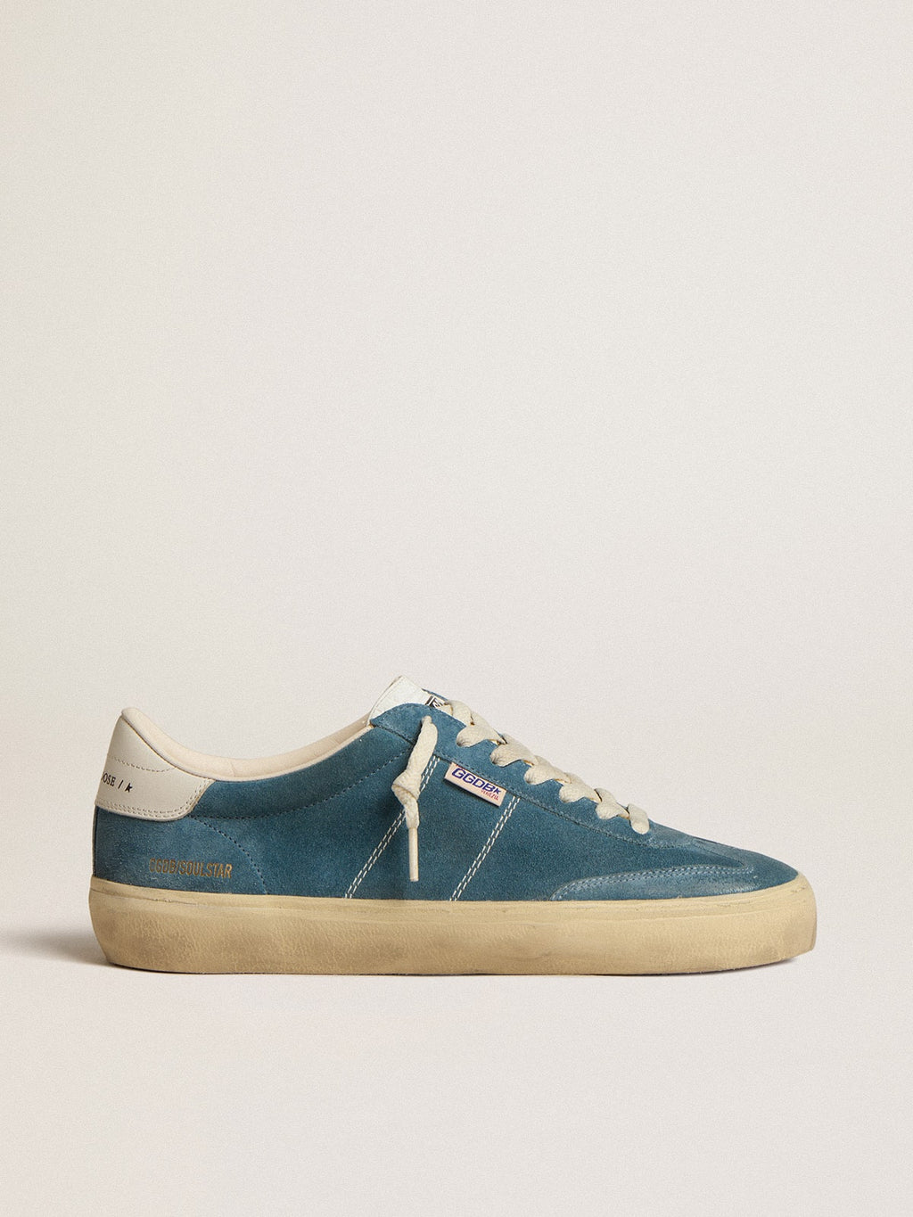 Men's Soul Star in bright blue suede| Golden Goose