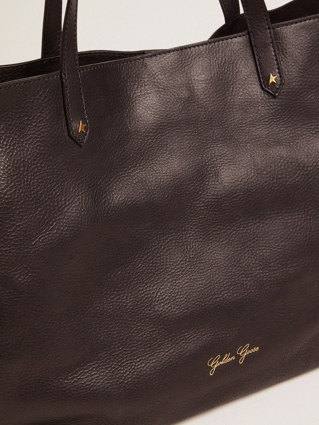 Women's Pasadena Bag black with gold logo| Golden Goose
