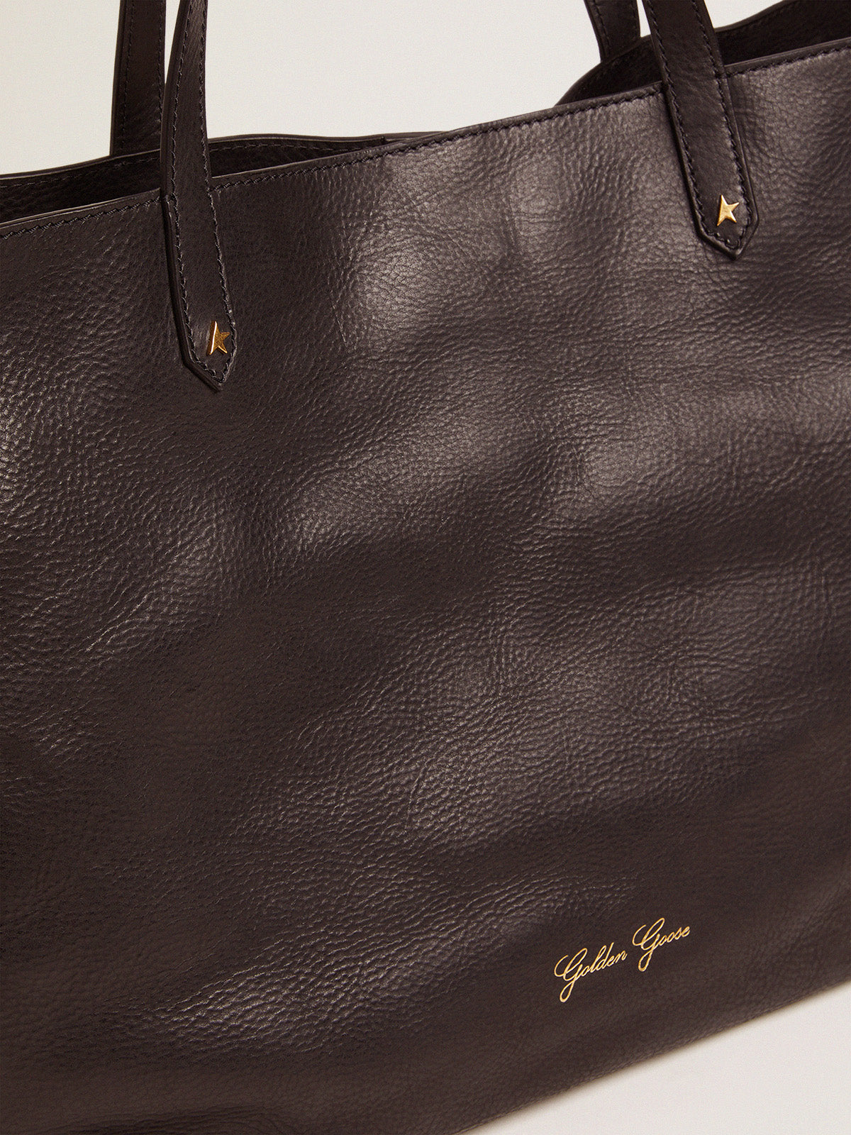 Women's Pasadena Bag black with gold logo| Golden Goose