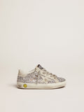 Super-Star Young with silver glitter| Golden Goose