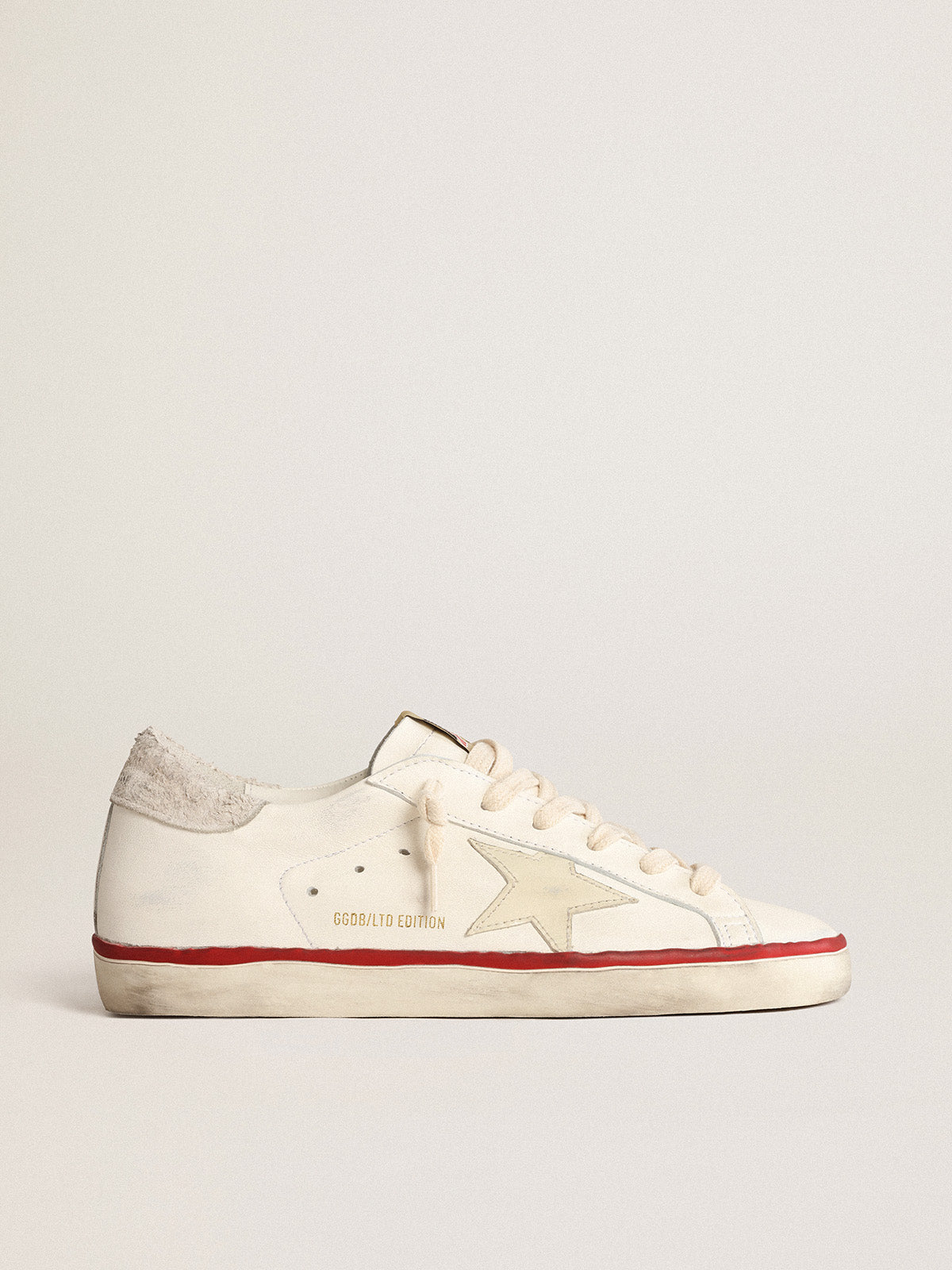 Women's Super-Star LTD CNY in nappa leather with ivory star| Golden Goose
