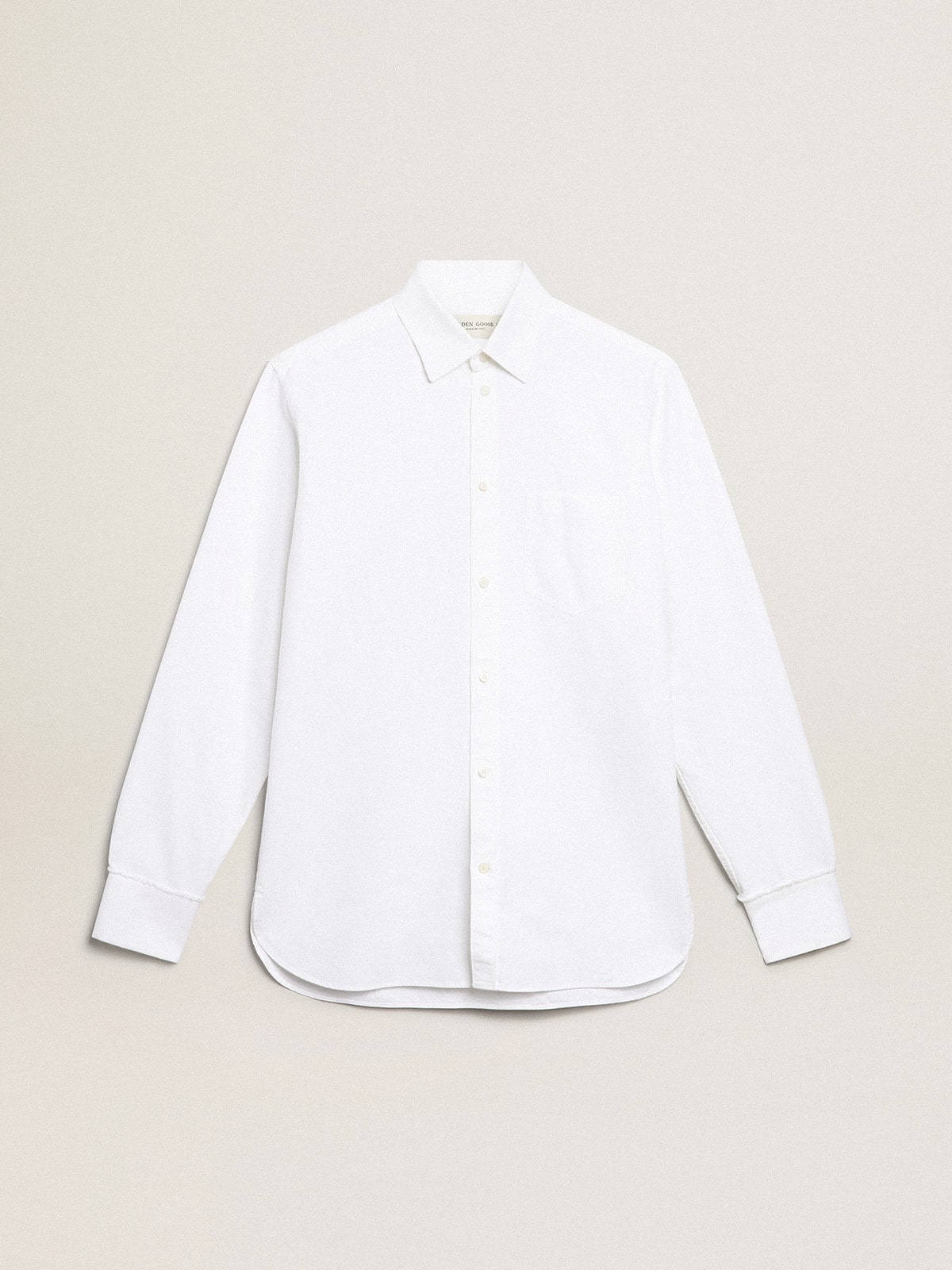 White cotton shirt| Golden Goose