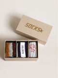 Set of 3 pairs of socks with stripes| Golden Goose
