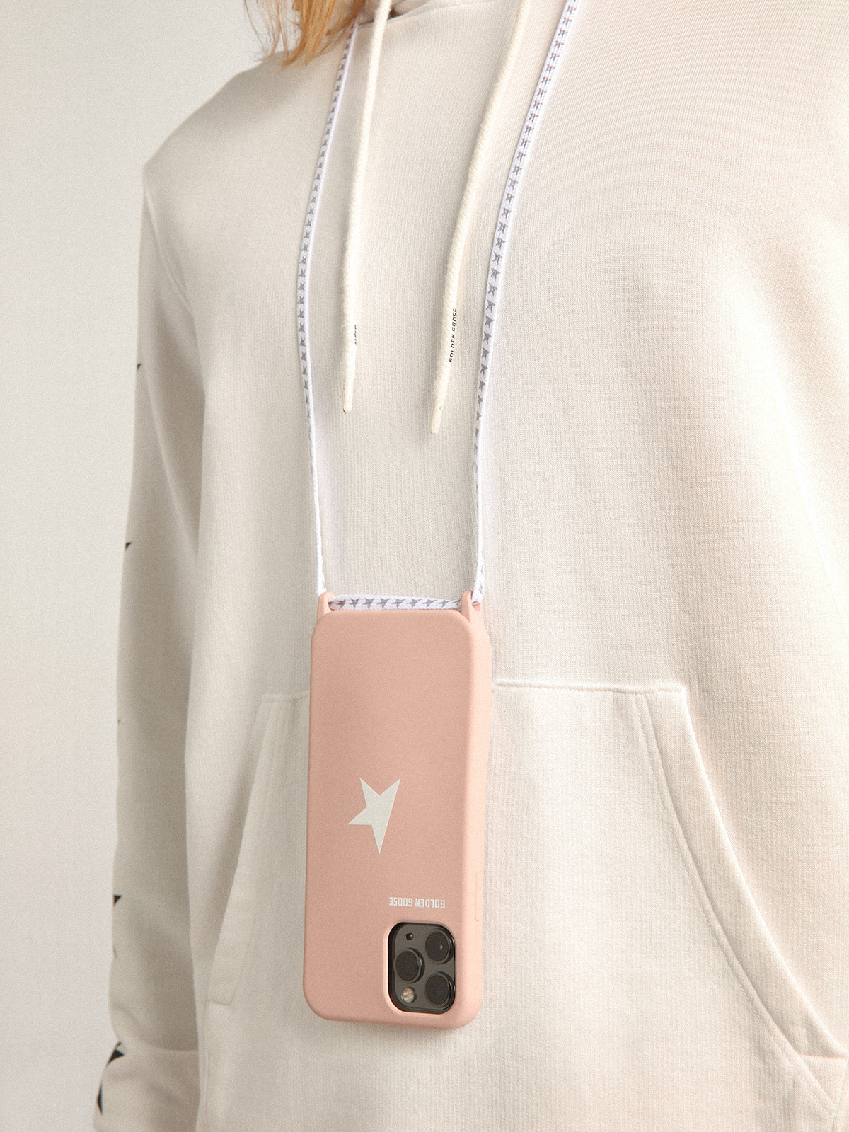Cover for iPhone 12 and 12 Pro Max light pink| Golden Goose