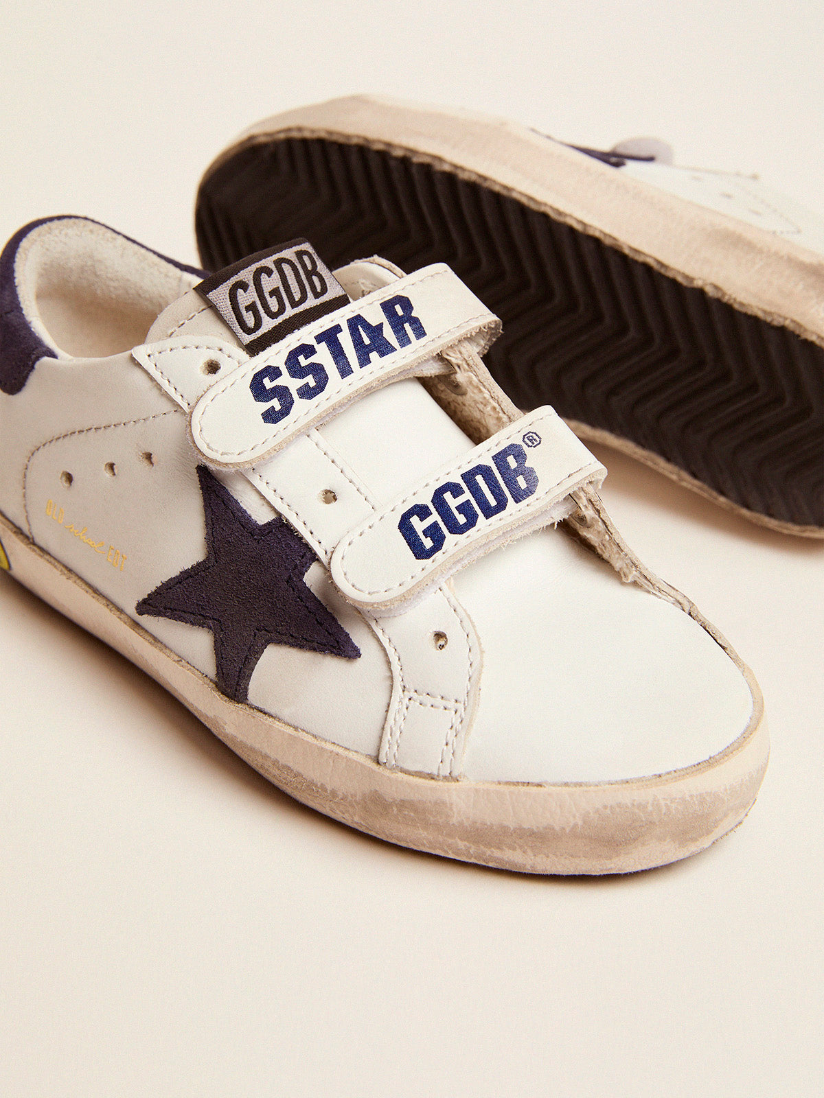 Young Old School with dark blue inserts| Golden Goose