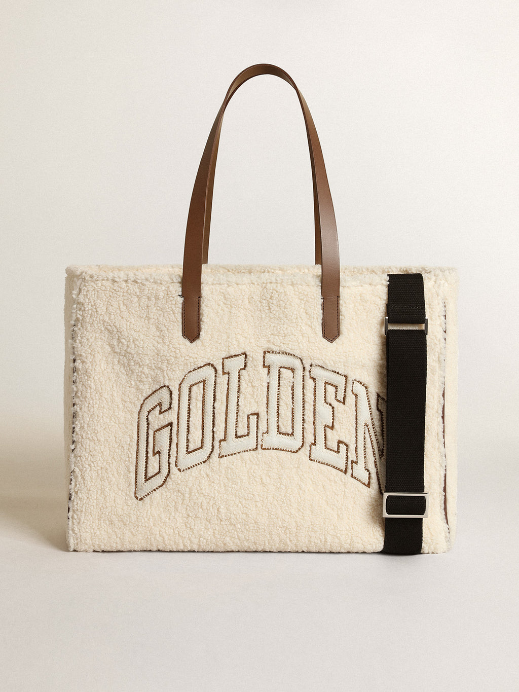 Women's California Bag East-West in faux fur| Golden Goose
