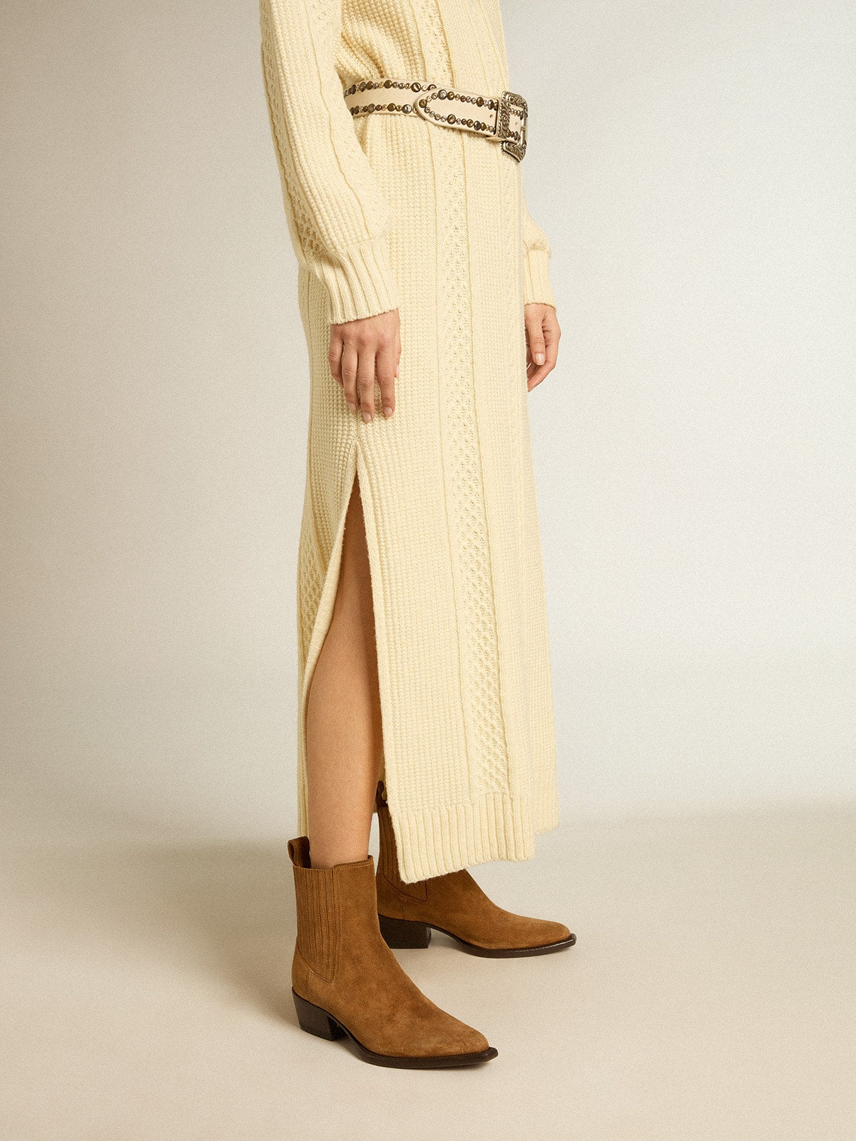 Debbie brown suede boots| Golden Goose