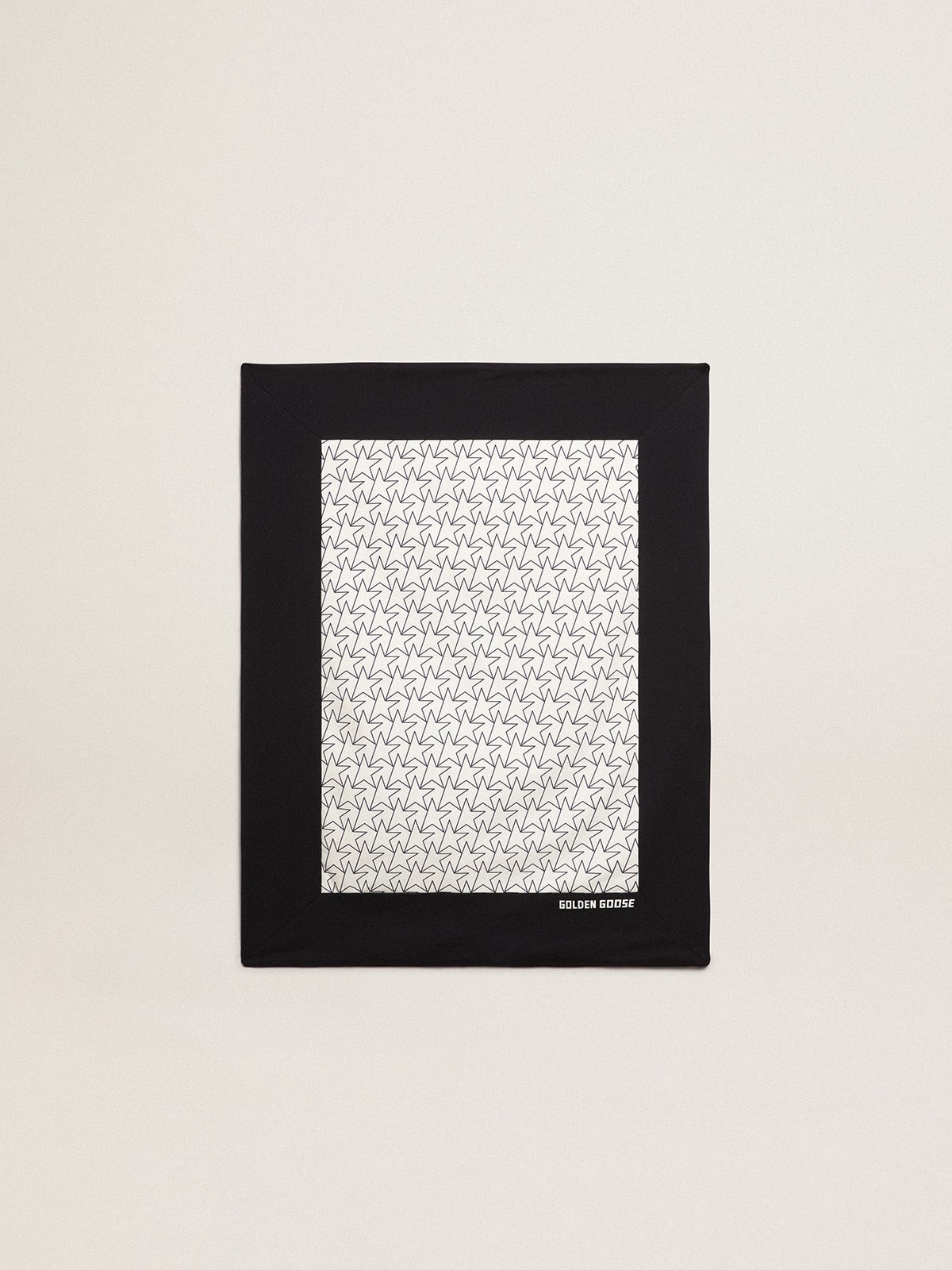 Baby gift set in white with navy blue trim and star| Golden Goose