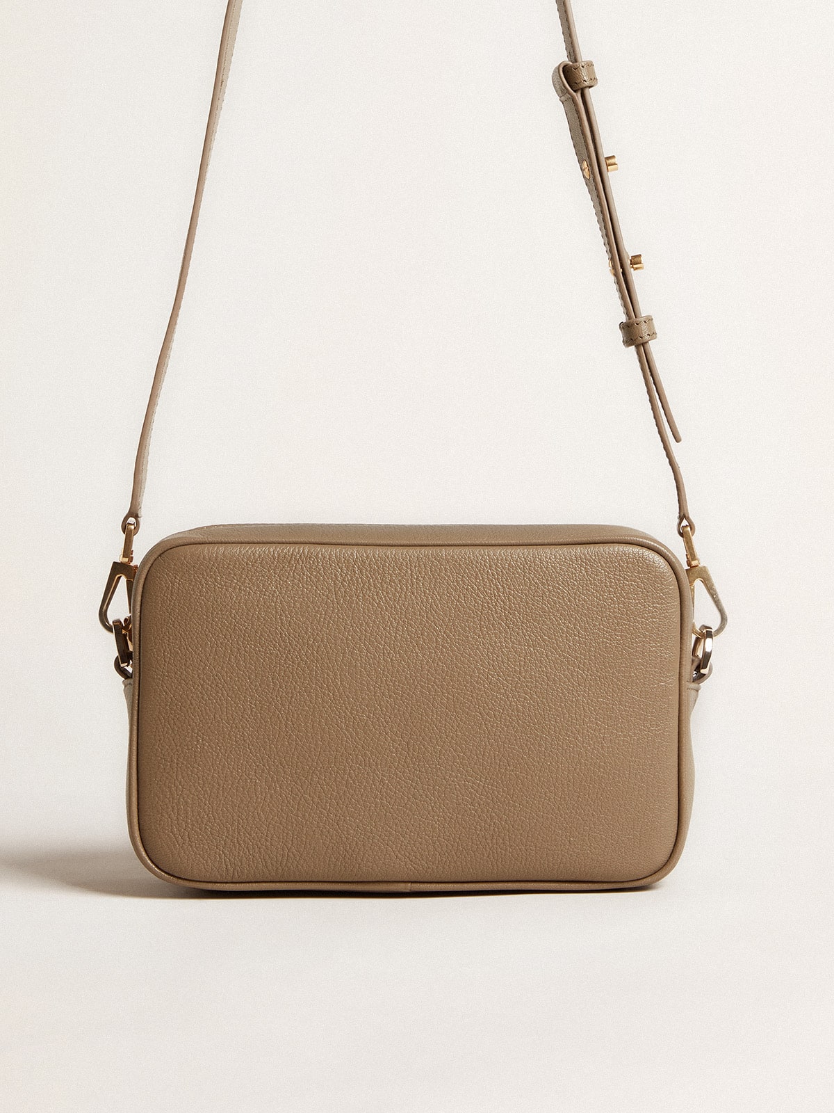 Star Bag in sage-green leather with tone-on-tone star| Golden Goose