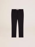 Women's wool cigarette pants| Golden Goose