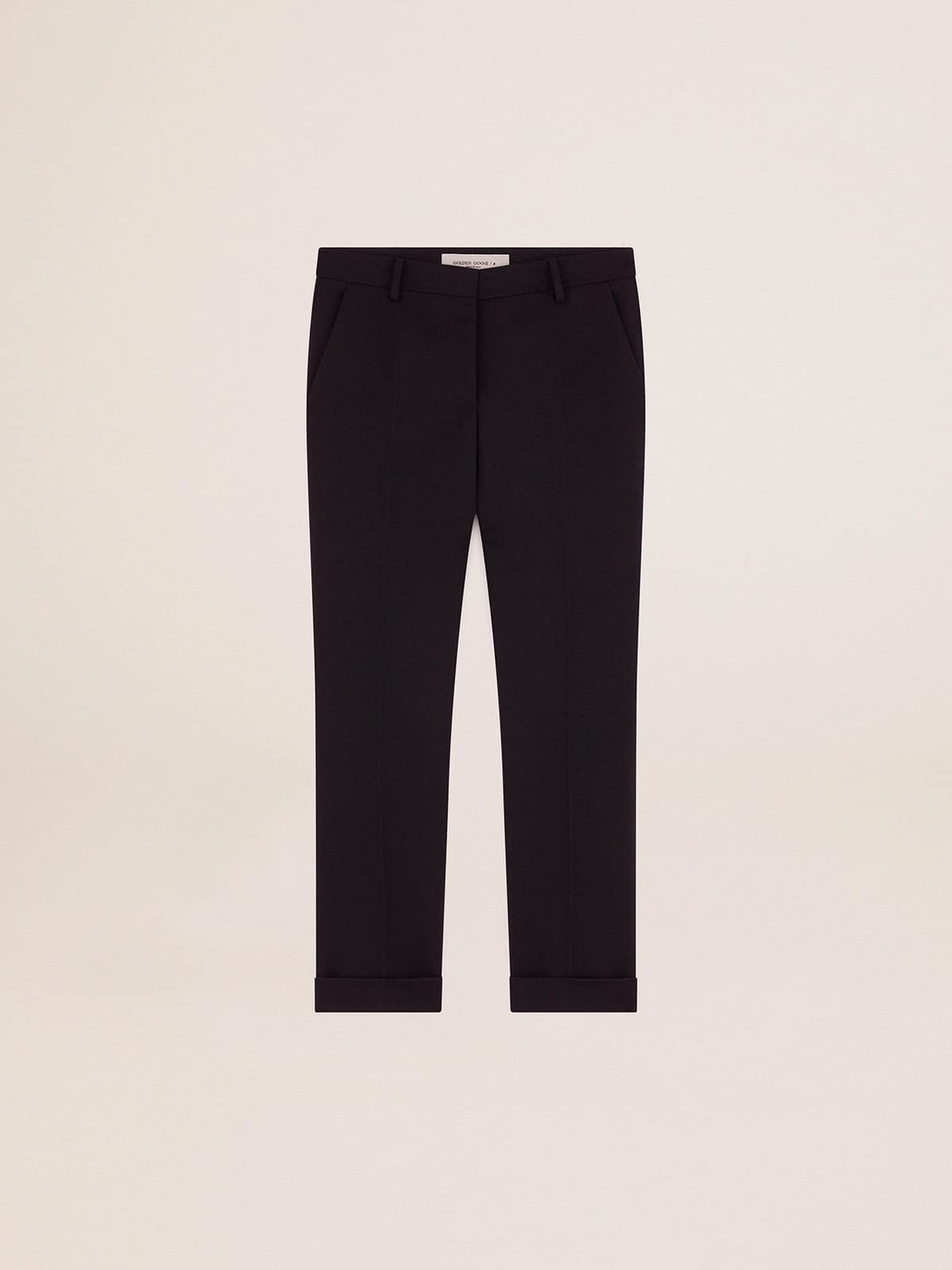 Women's wool cigarette pants| Golden Goose