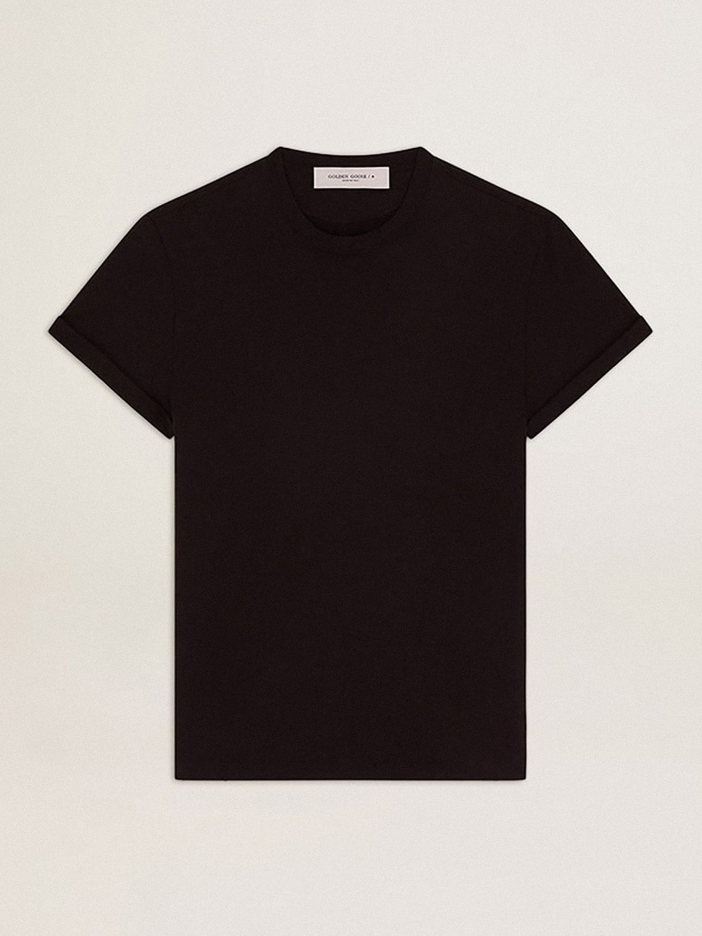 Golden Collection distressed T-shirt in vintage black| Golden Goose