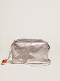 Silver Star Bag made of laminated leather with Swarovski star| Golden Goose