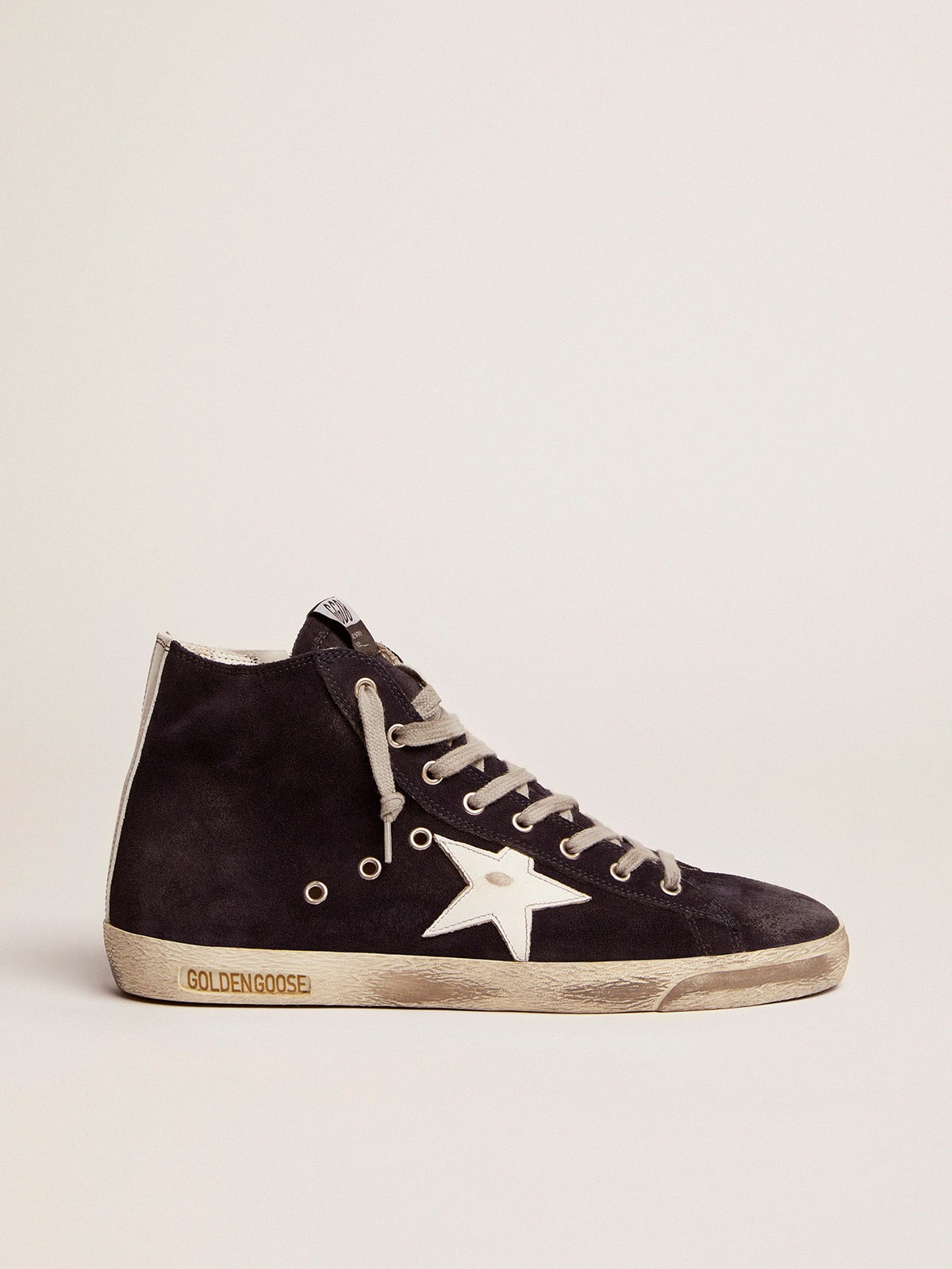 Francy sneakers in leather with leather star and heel tab| Golden Goose