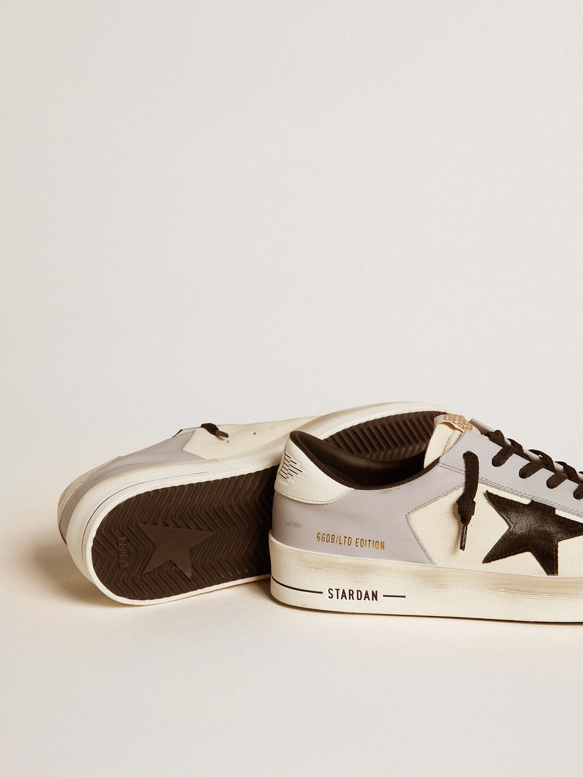 Men's Stardan LTD in nappa and leather with suede star and leather heel tab| Golden Goose