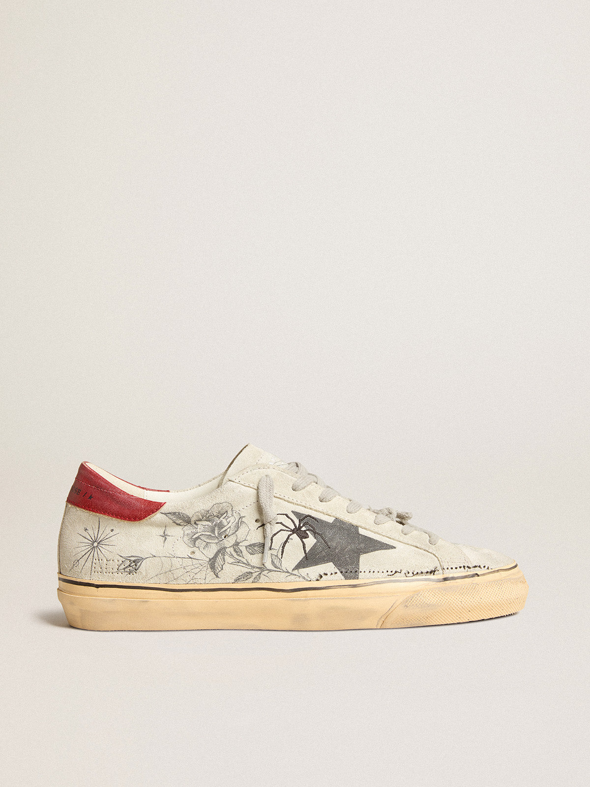 HAUS of Dreamers exclusive women's Super-Star in ice gray crust leather| Golden Goose