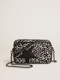 Women's Mini Star Bag in black and white leopard print pony skin| Golden Goose
