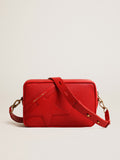 Women's Star Bag in bright red leather| Golden Goose