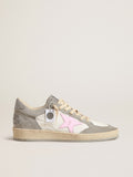 Ball Star LTD with Swarovski crystal inserts and pink star| Golden Goose