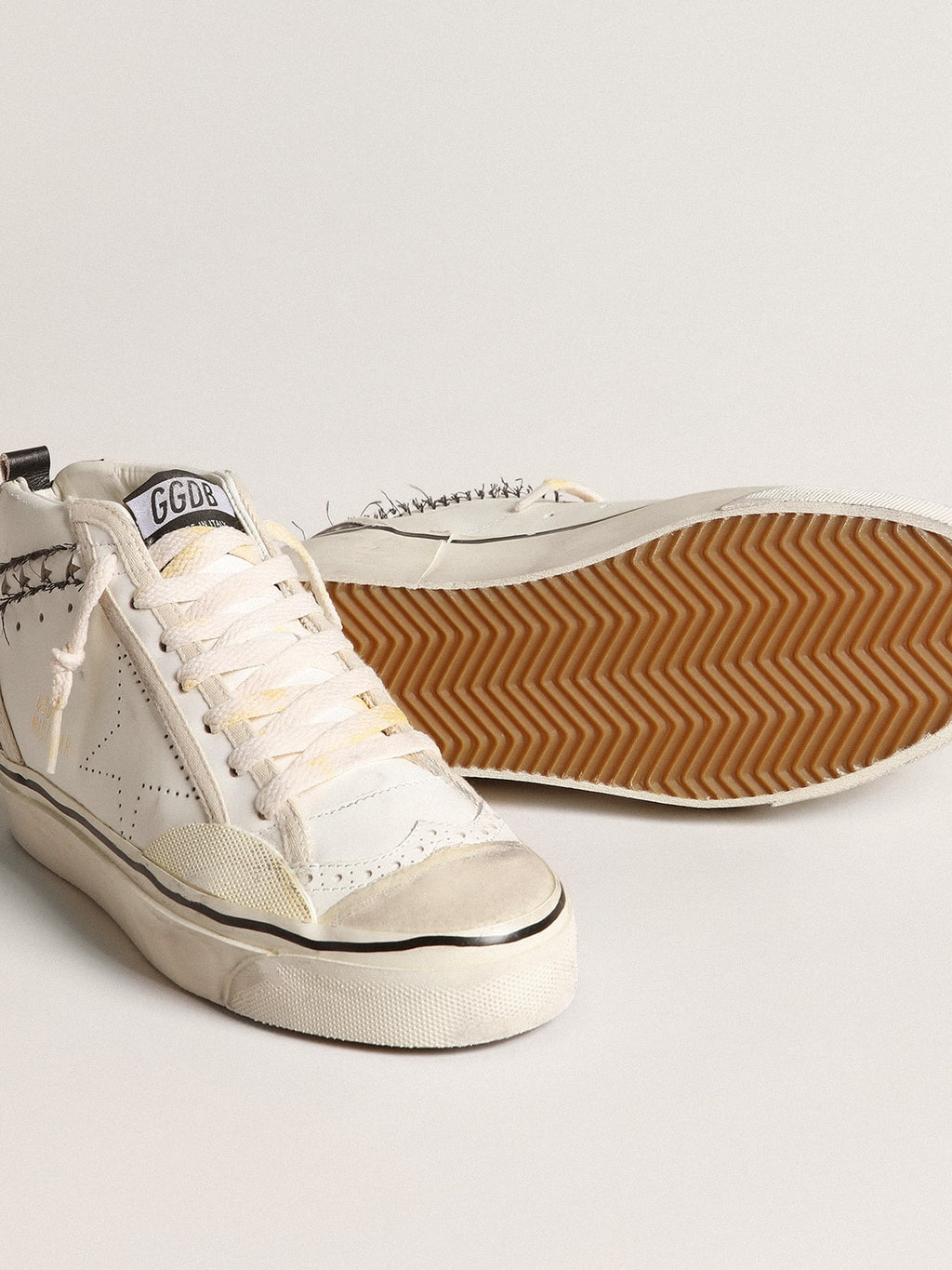 Hi Mid Star LAB with perforated star and flash with cut-out stars| Golden Goose
