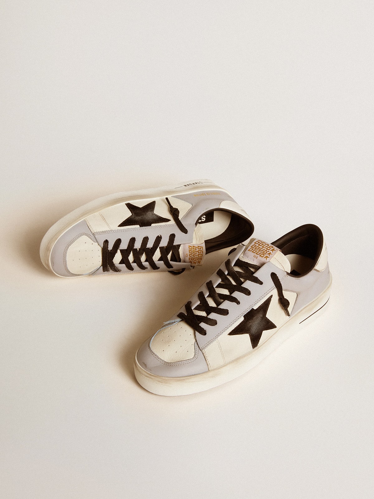 Men's Stardan LTD in nappa and leather with suede star and leather heel tab| Golden Goose