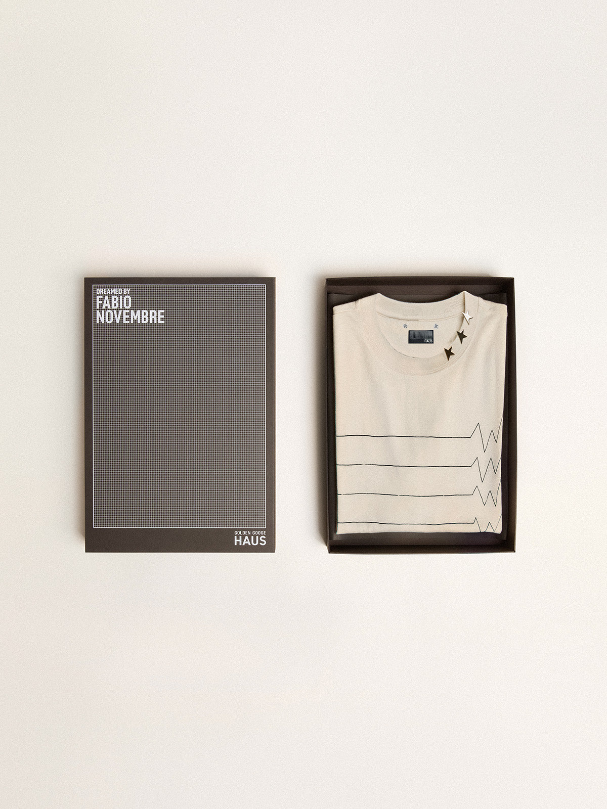 Exclusive HAUS of Dreamers women's T-shirt in heritage white| Golden Goose