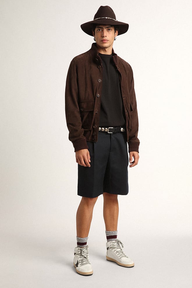 Golden Collection distressed T-shirt in vintage black| Golden Goose