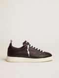 Starter sneakers in total black leather| Golden Goose