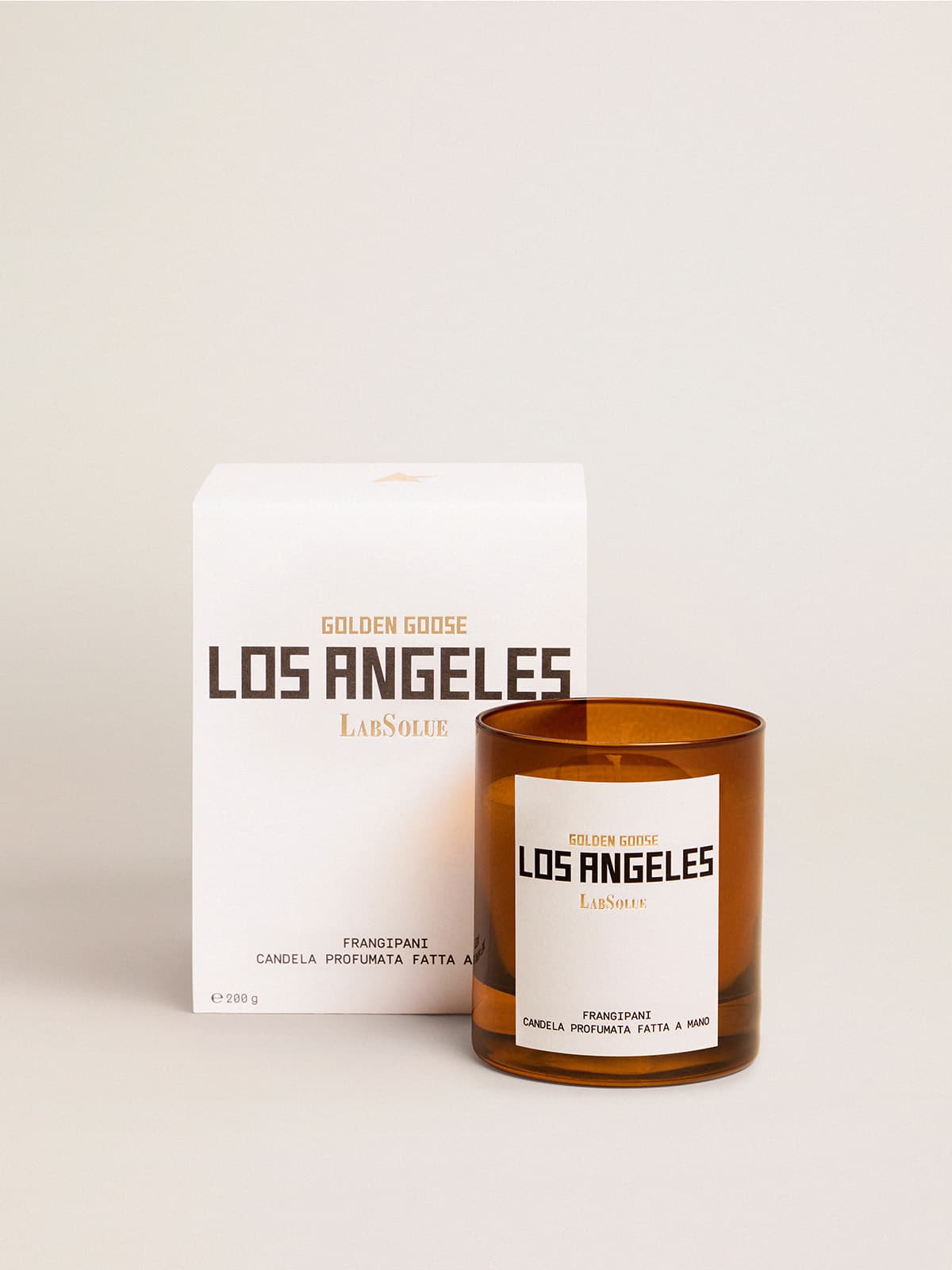 Los Angeles Essence Frangipane Scented Candle 200 g| Golden Goose