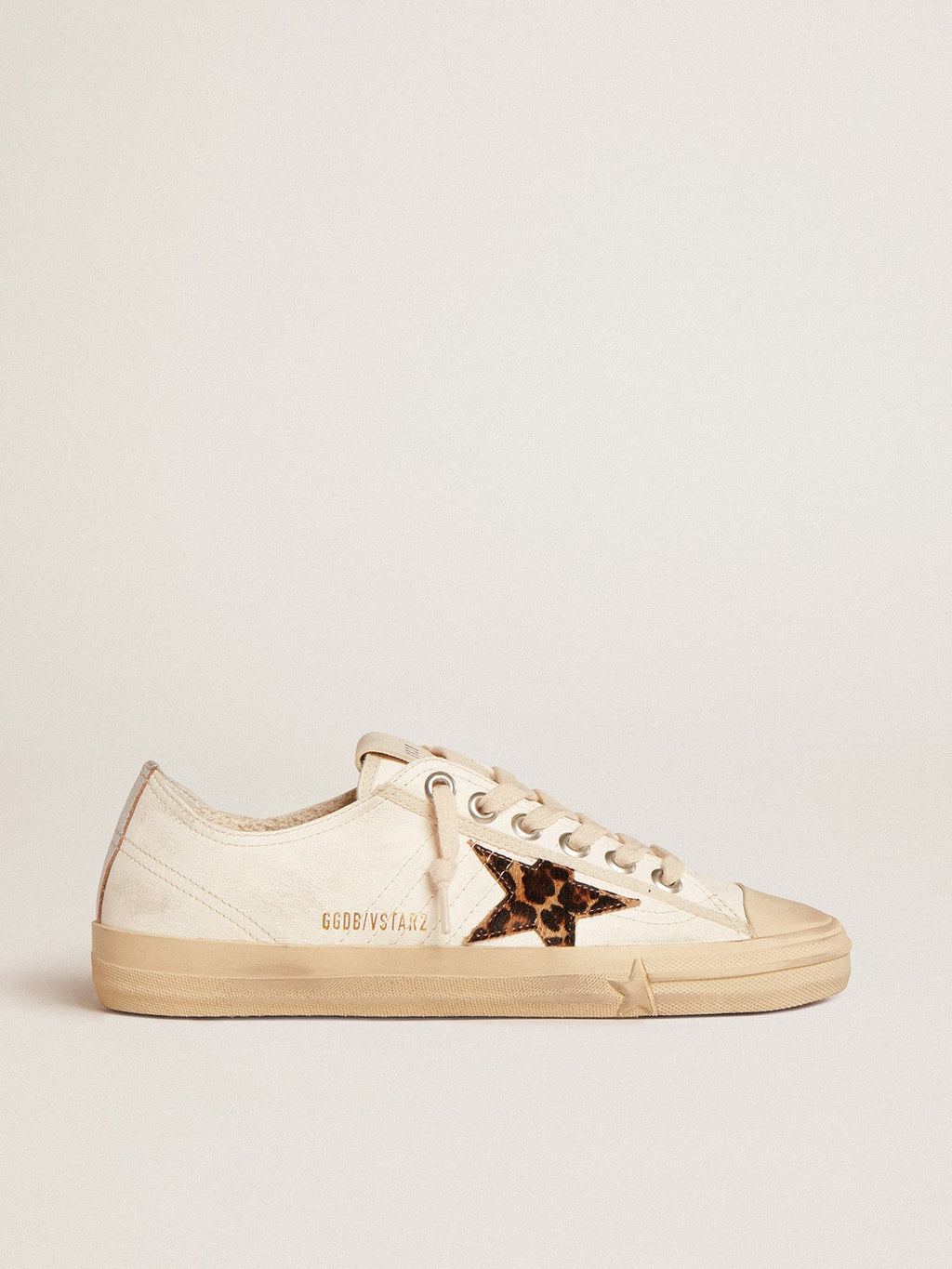 V-Star LTD in nappa with pony skin star and silver heel tab| Golden Goose