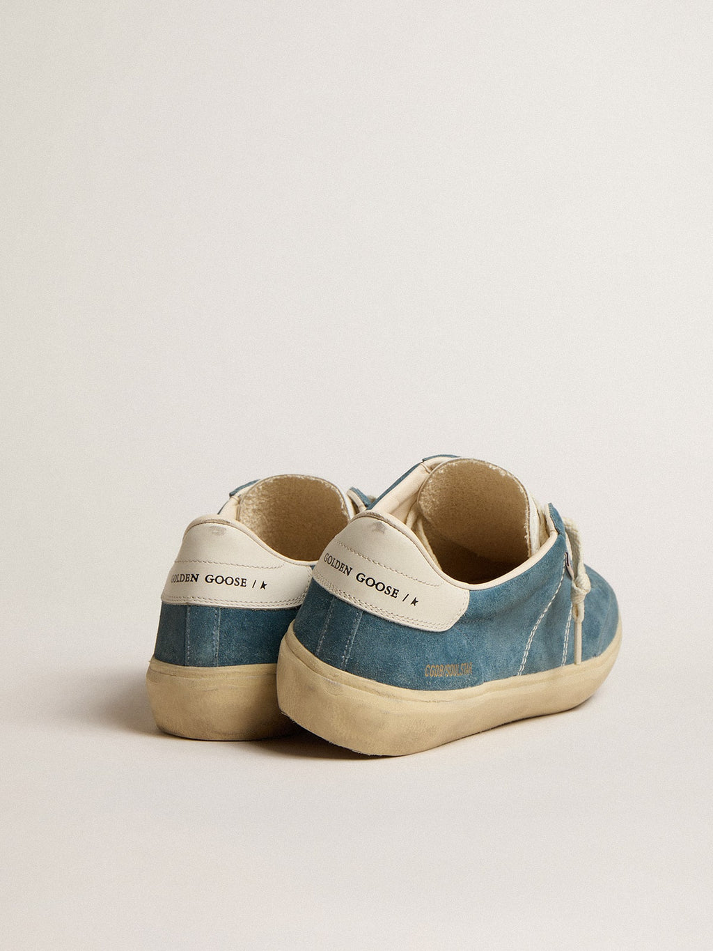 Men's Soul Star in bright blue suede| Golden Goose