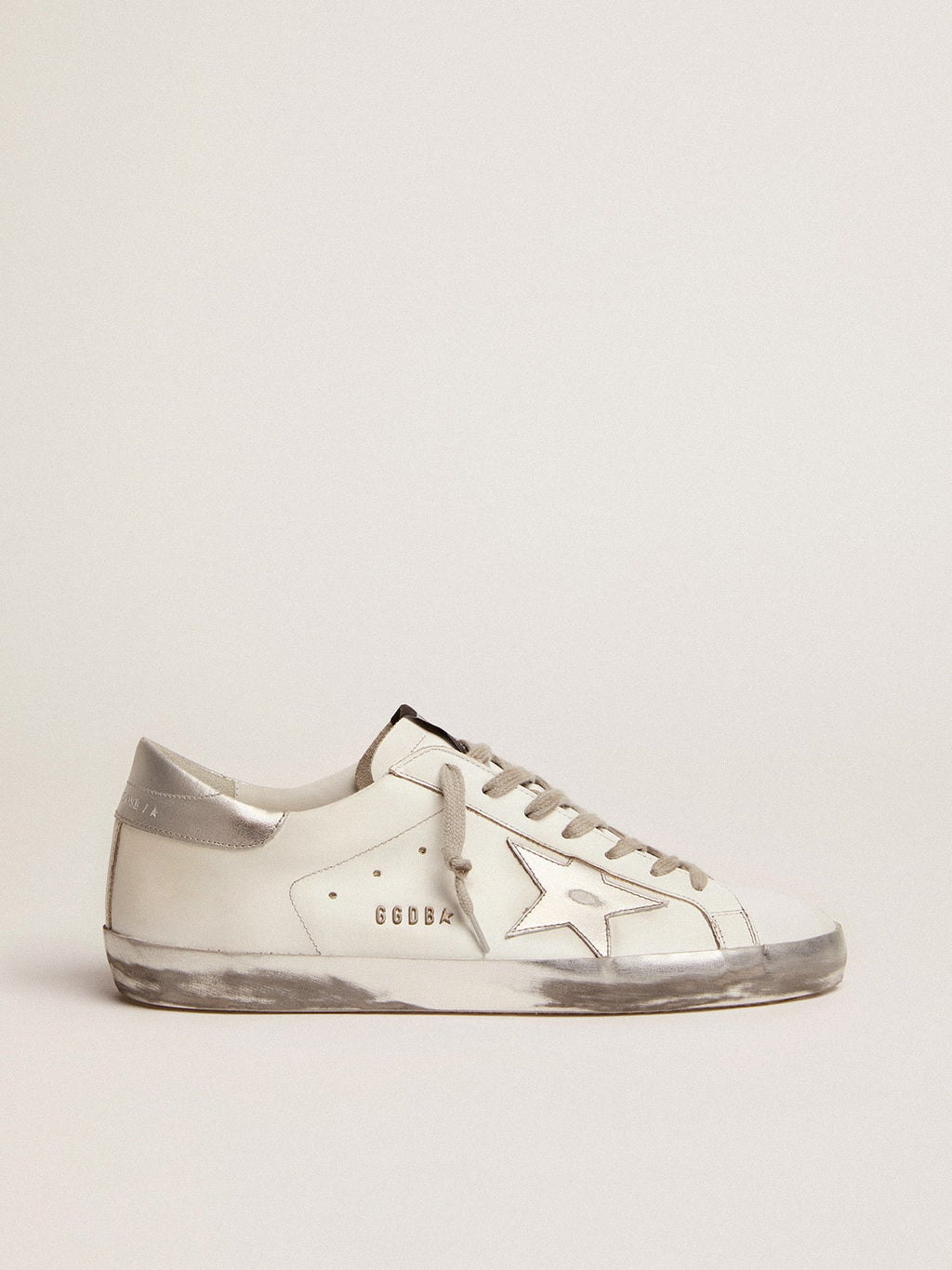 Men's Super-Star with laminated star and heel tab| Golden Goose