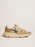 Running Sole LTD in nylon and nubuck with leather star and heel tab| Golden Goose