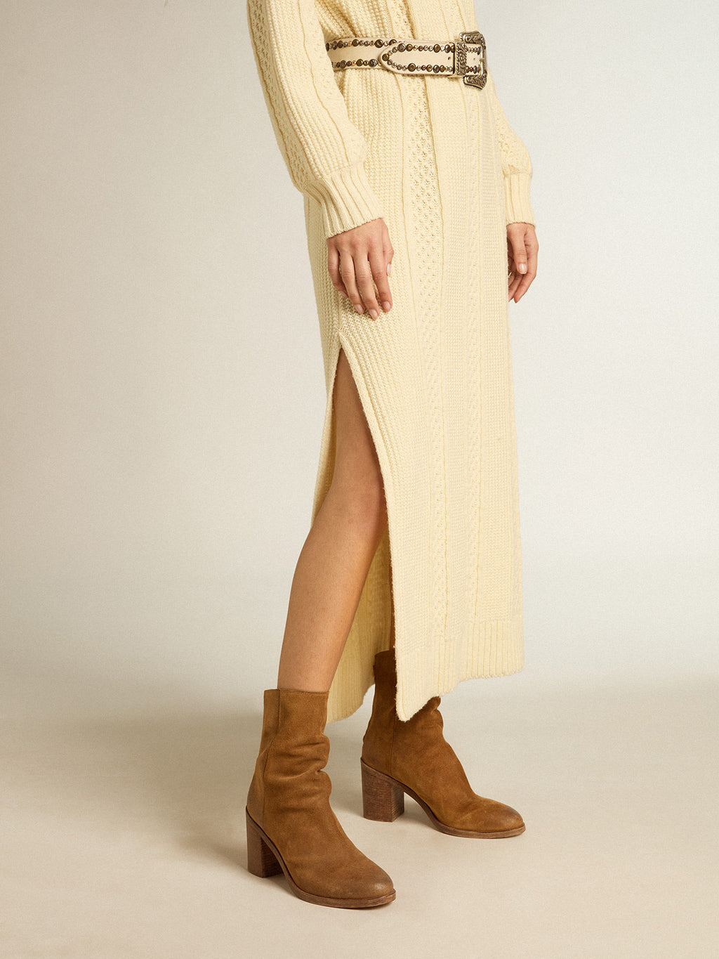 Vivienne ankle boots in cognac suede| Golden Goose