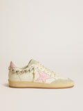 Women's Ball Star LTD with pink leather star and crystal decoration| Golden Goose