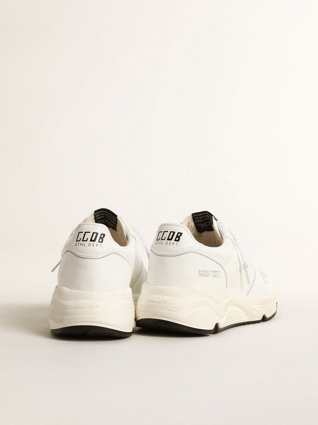 Women's bio-based Running Sole with white star and heel tab| Golden Goose
