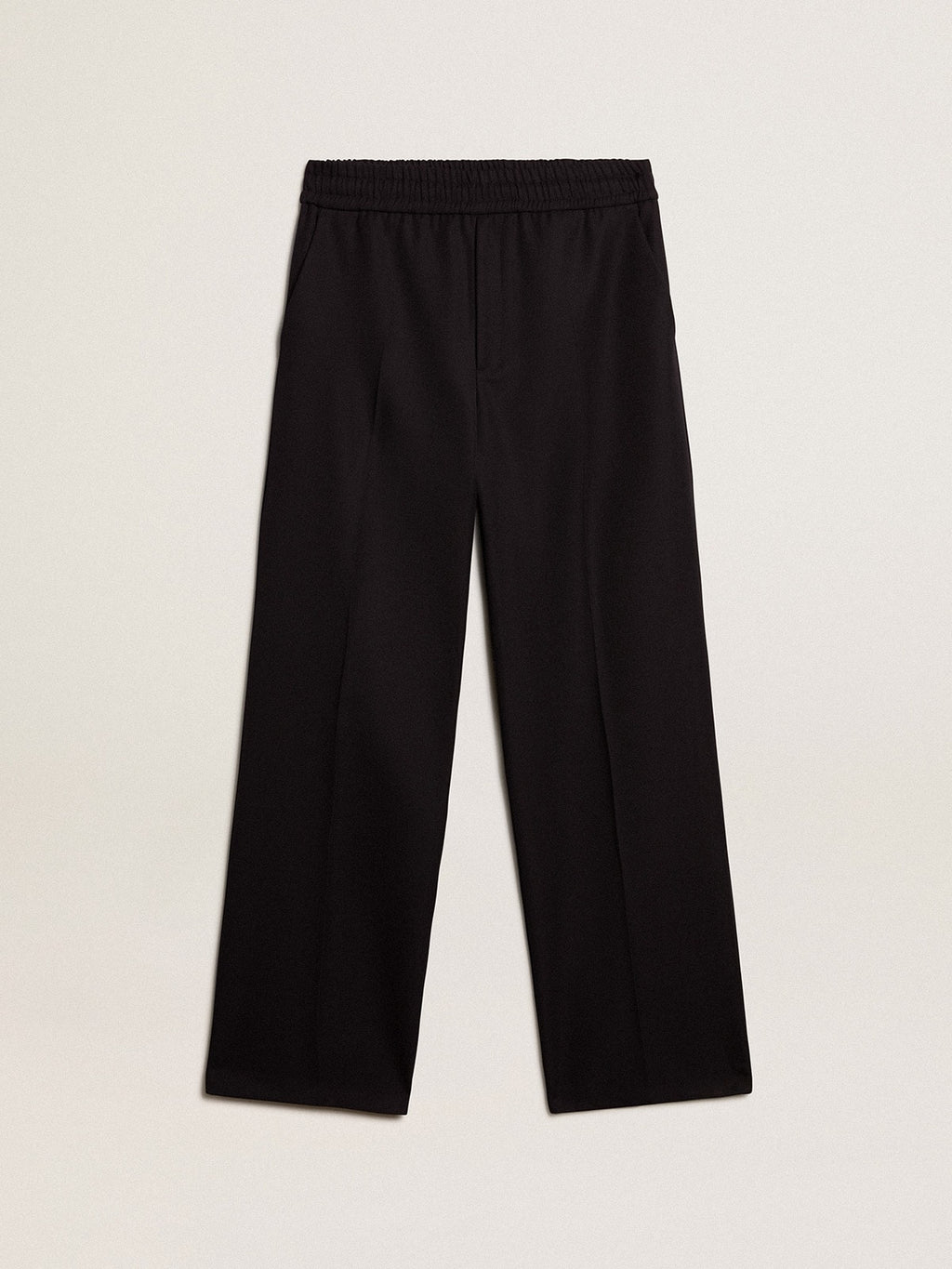 Men's joggers in dark blue wool| Golden Goose