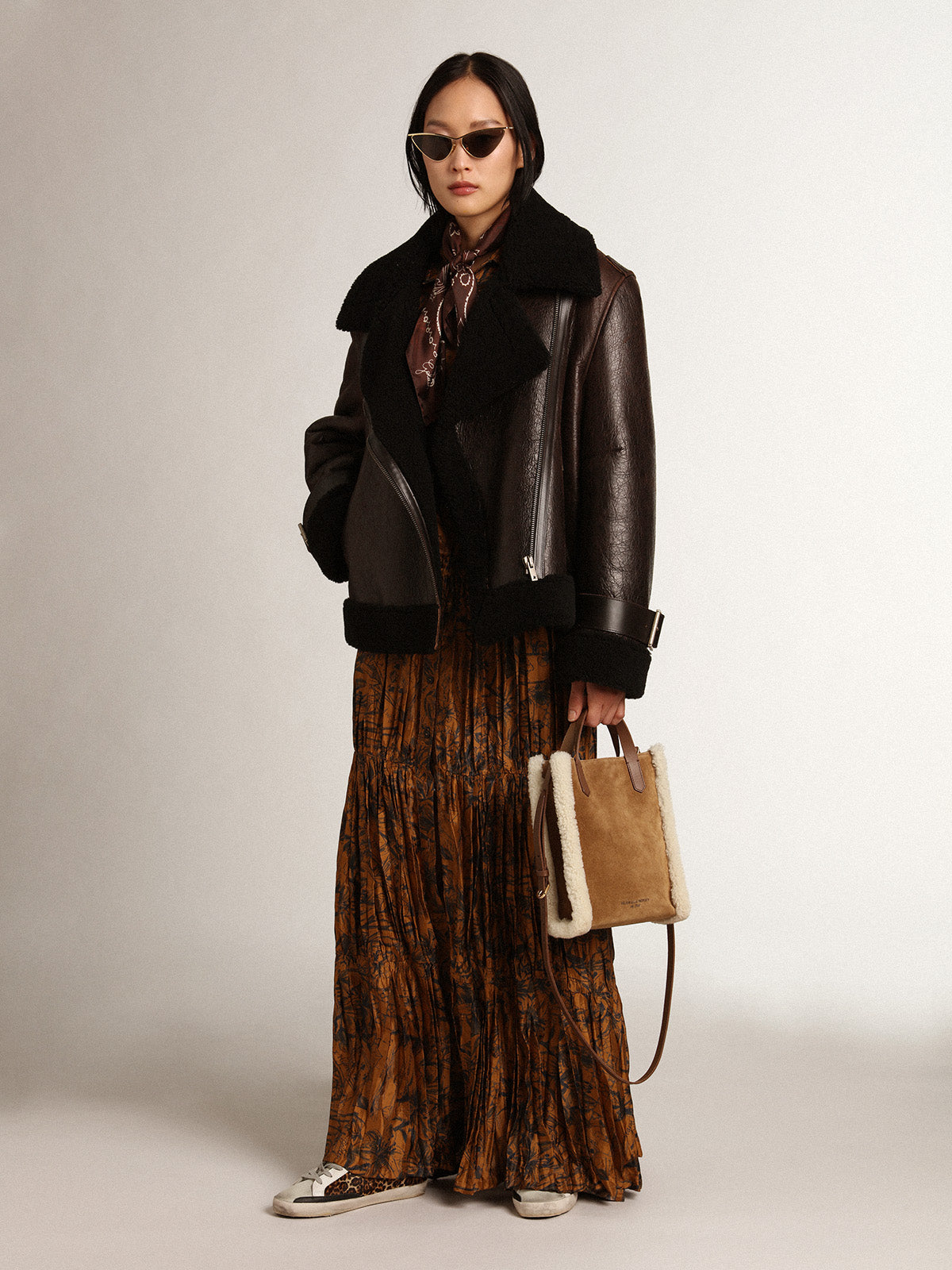 Mini California Bag in suede leather| Golden Goose