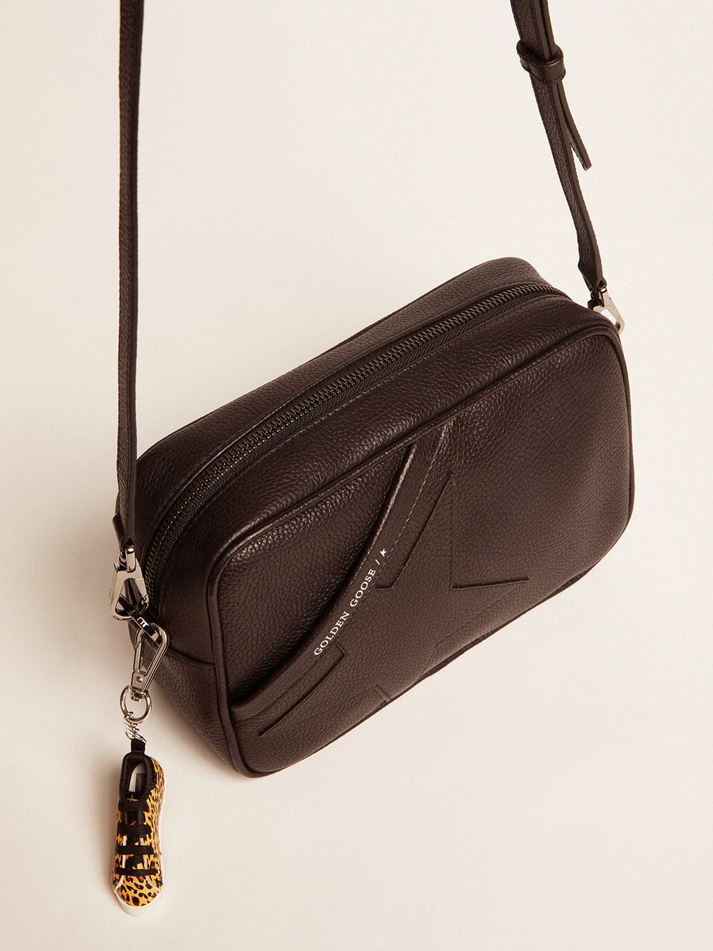 Women's Star bag in black leather| Golden Goose