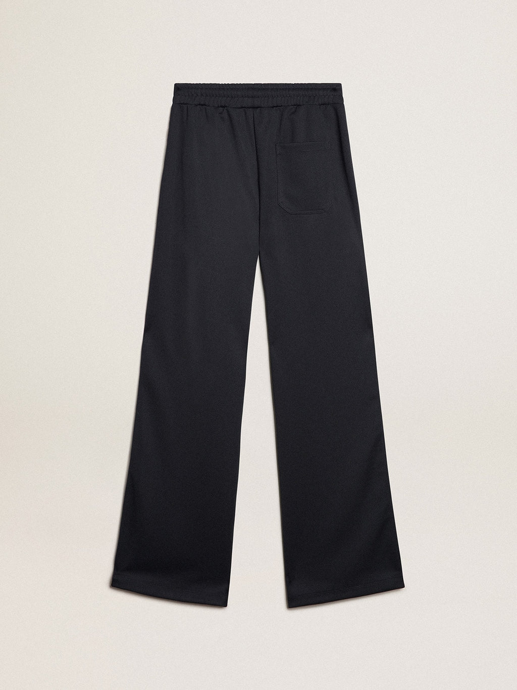 Dark blue joggers with white strip and contrasting stars| Golden Goose