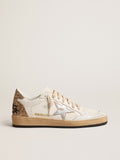 Ball Star with metallic leather star and glitter heel tab| Golden Goose