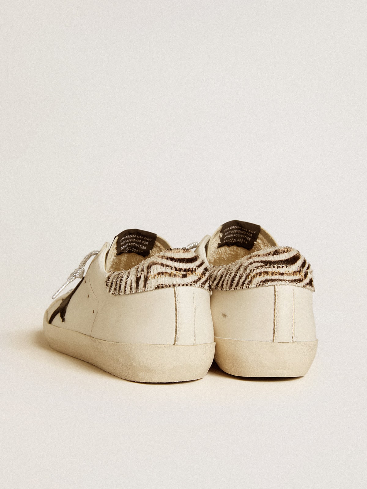 Men's Super-Star LTD with suede star and pony skin heel tab| Golden Goose