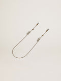Women's glasses chain in antique gold color| Golden Goose