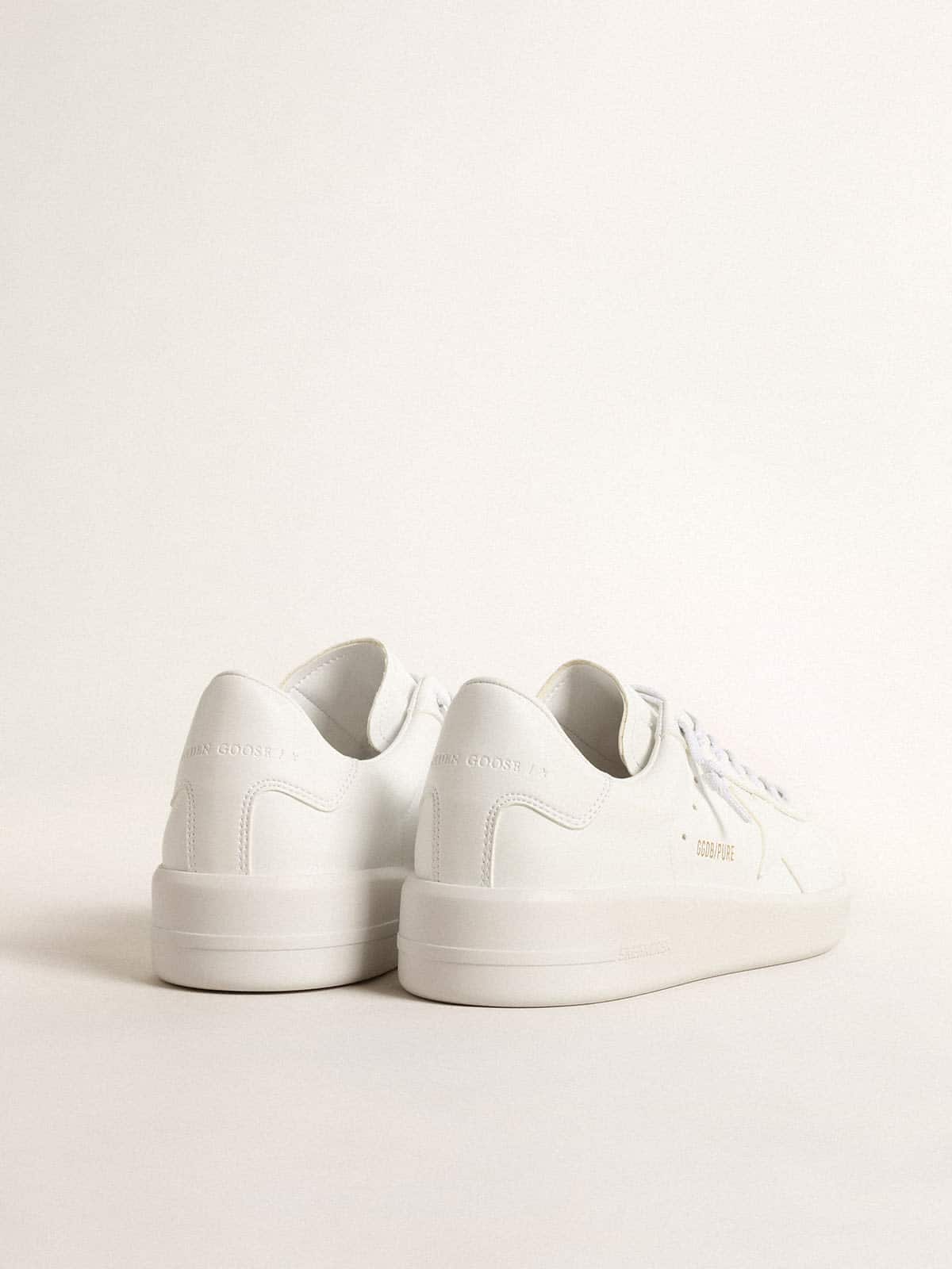 Women's bio-based Purestar with white star and heel tab| Golden Goose