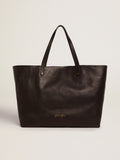 Women's Pasadena Bag black with gold logo| Golden Goose