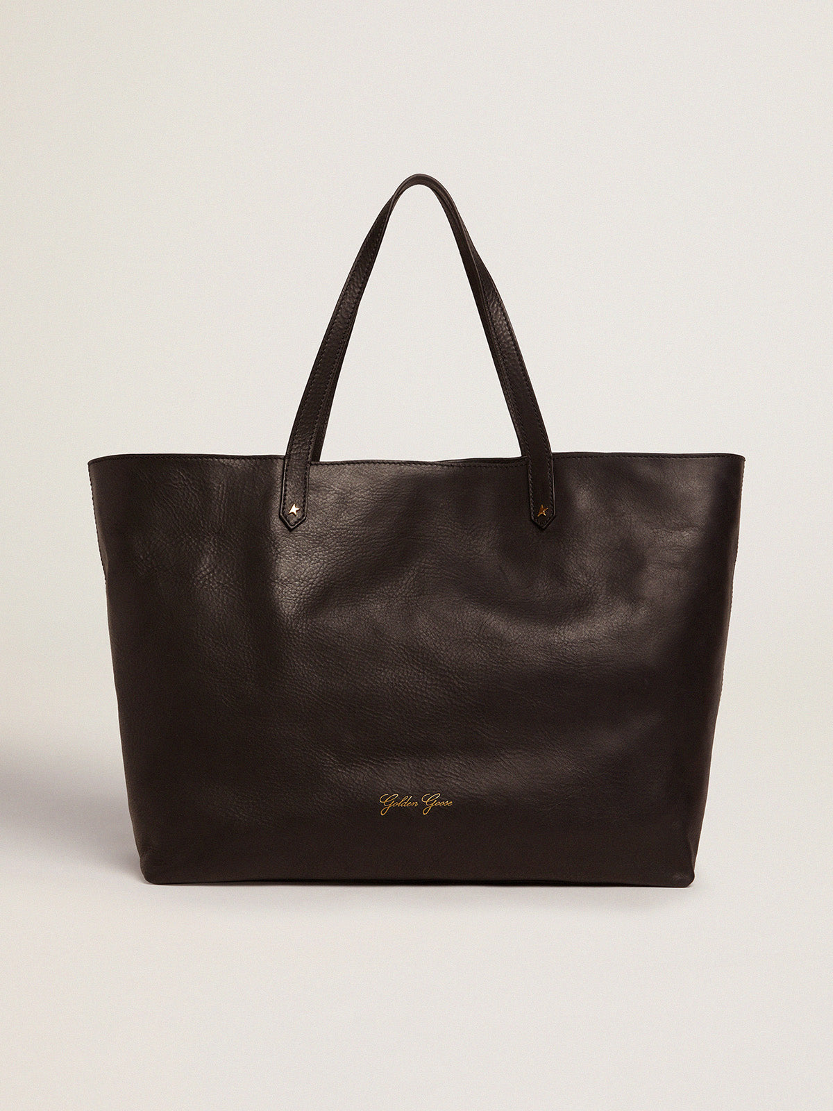 Women's Pasadena Bag black with gold logo| Golden Goose