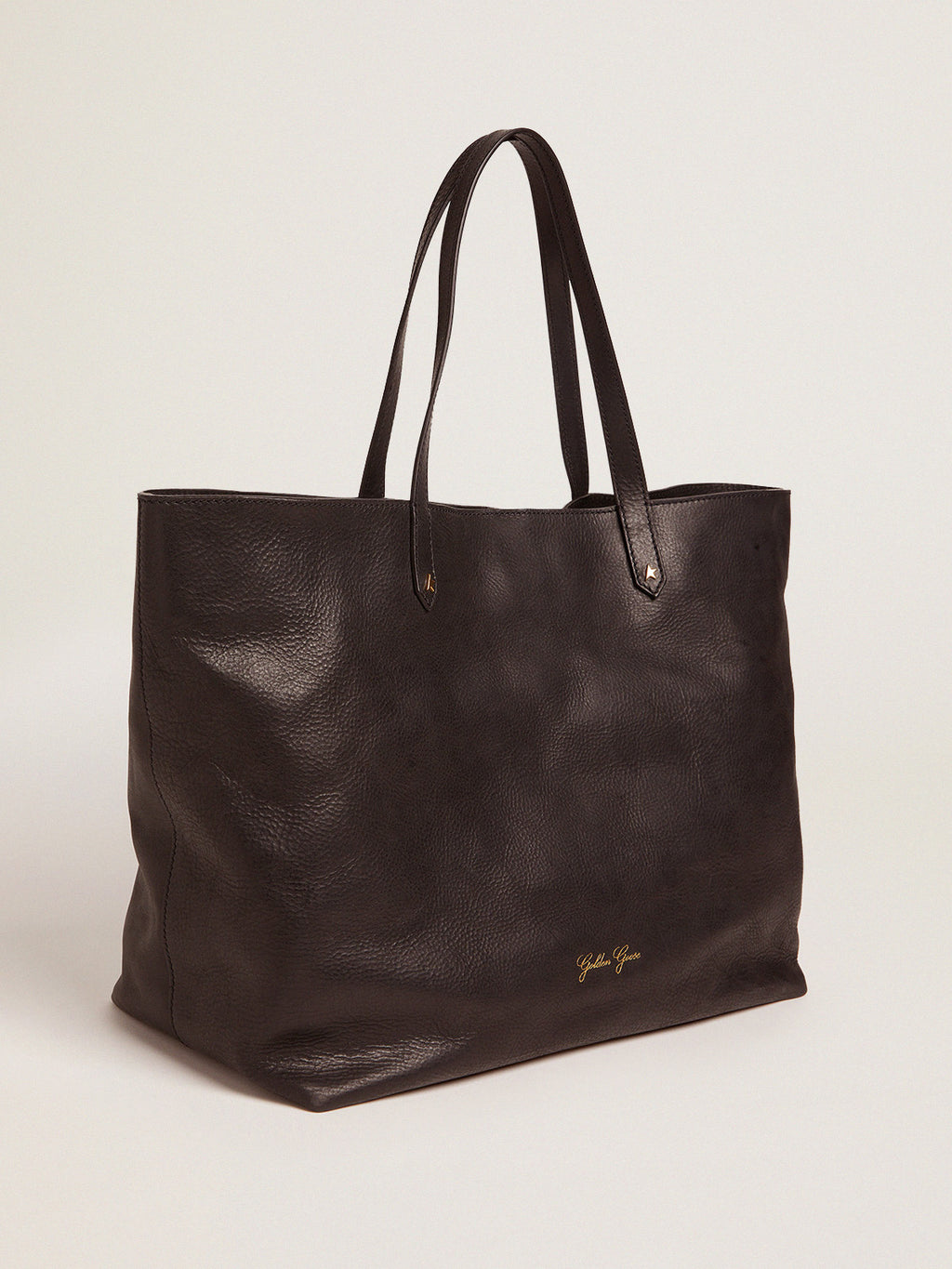 Women's Pasadena Bag black with gold logo| Golden Goose