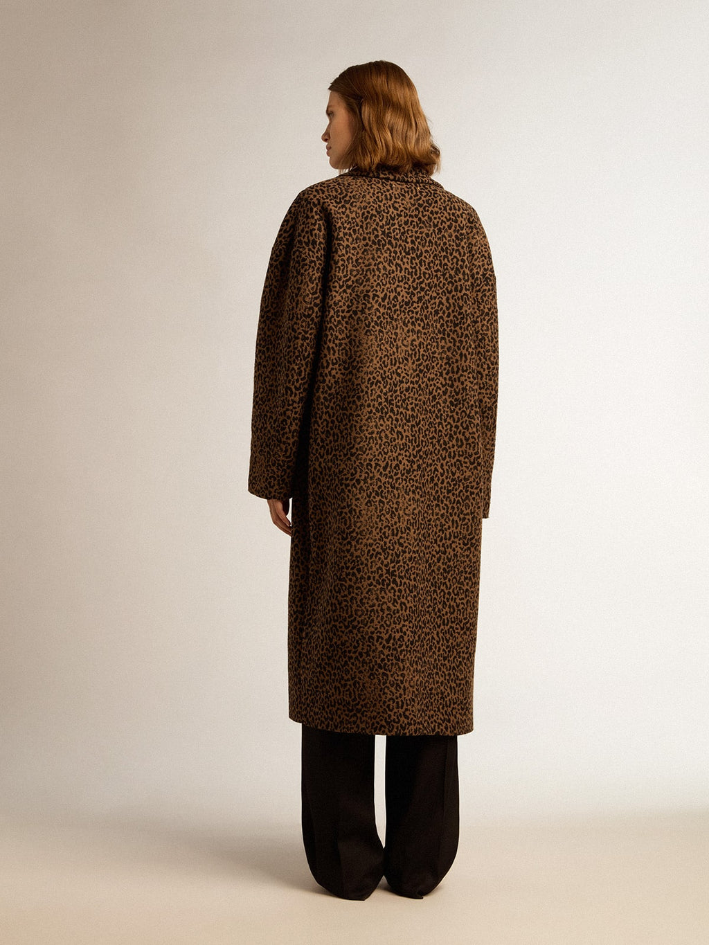Women's wool cocoon coat| Golden Goose